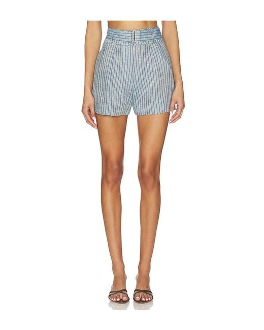 Hevron Blue Zinna Short