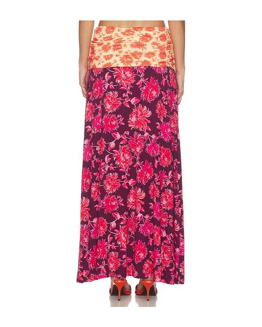 Susmie's Red Flora Skirt
