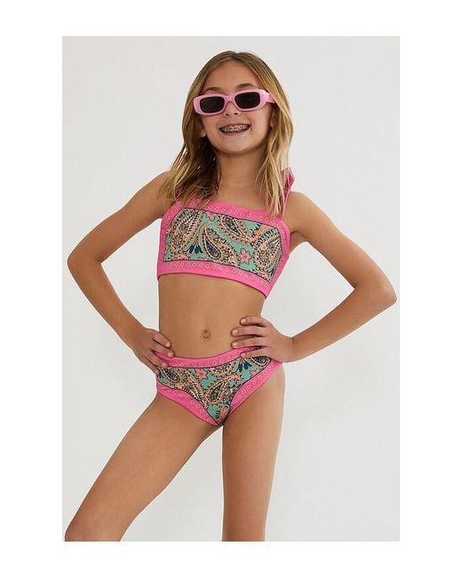 Beach Riot Pink Little Stella Set