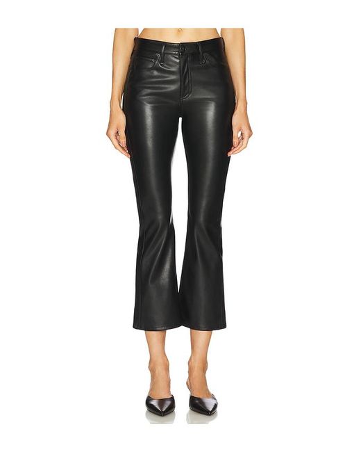 Rag & Bone Black Ausgestellte Hose Aus Lederimitat Peyton