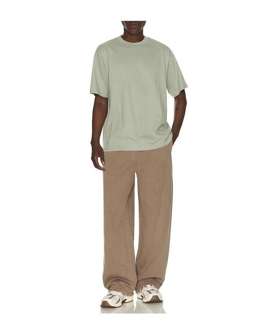 Beyond Yoga Green Softknit Cotton Tee for men
