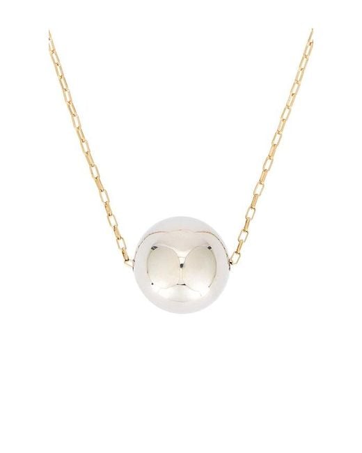 Isabel Marant White Elina Long Necklace