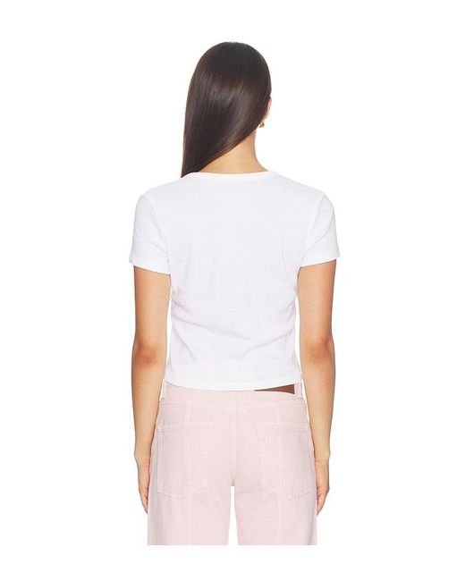Leset White Nando Baby Tee