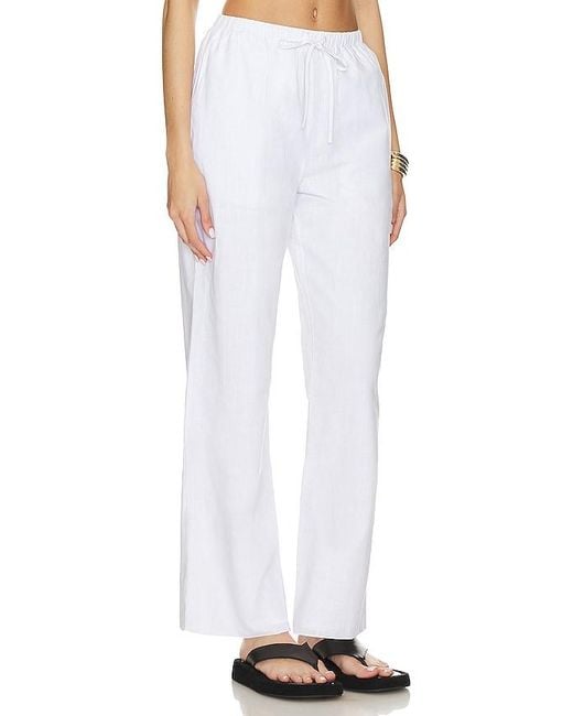 SNDY'S White X Revolve Linen Pants