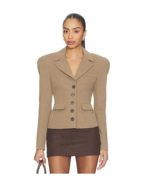 Magda Butrym Brown Tailored Blazer
