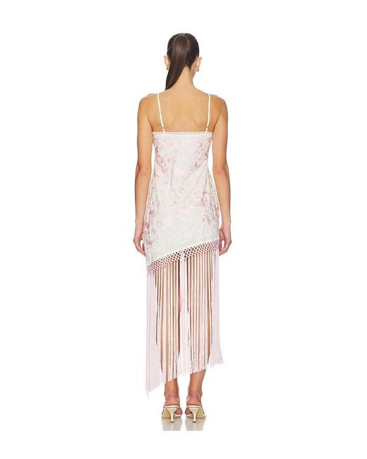 LoveShackFancy White Evalette Dress