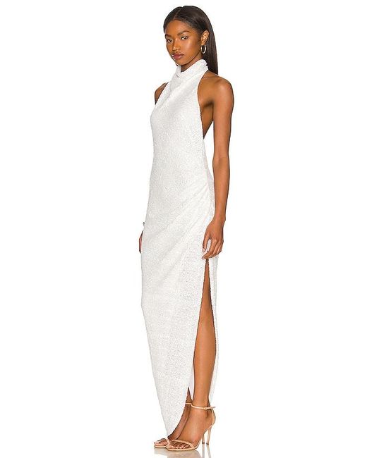 Amanda Uprichard White X Revolve Samba Gown