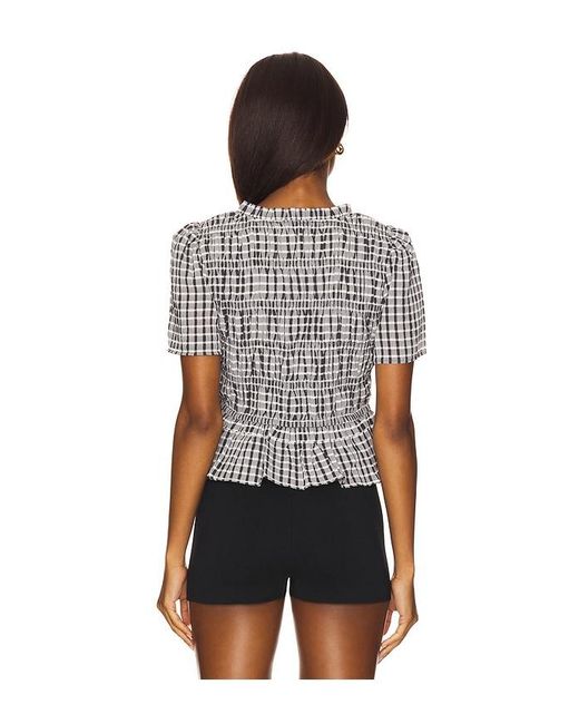 Rails Black Portia Top