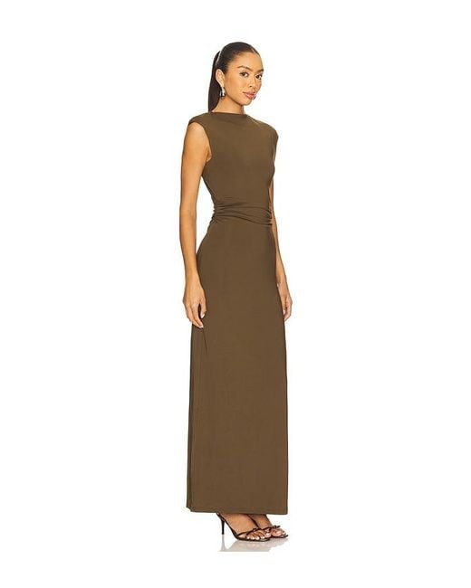 SNDY'S Natural Gabby Maxi Dress