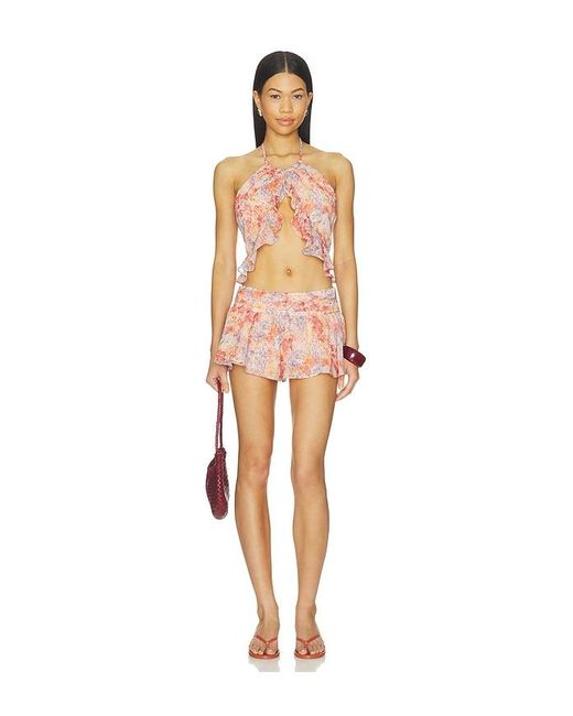 Lovers + Friends Multicolor Christine Short