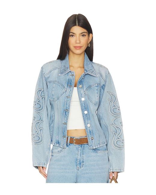 Gestuz Blue X Barbie Stacie Jacket