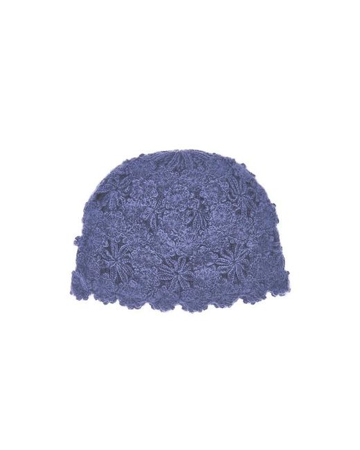 Lovers + Friends Blue Juliet Crochet Hat
