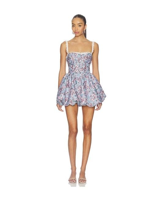 MAJORELLE Blue Ciara Mini Dress