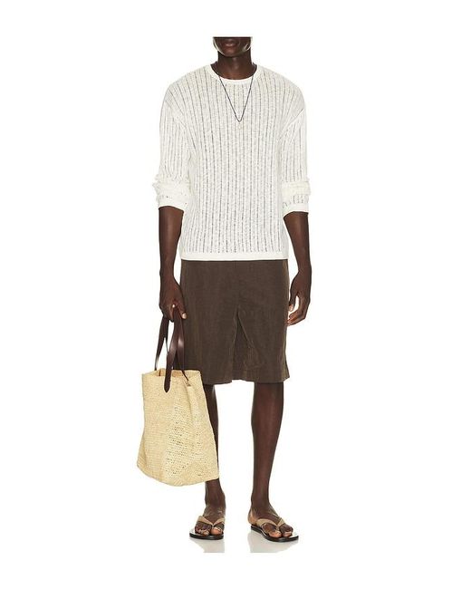 PULL POINTELLE en White Commas pour homme