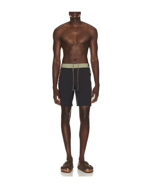 Dark Seas Black Rincon Boardshort for men