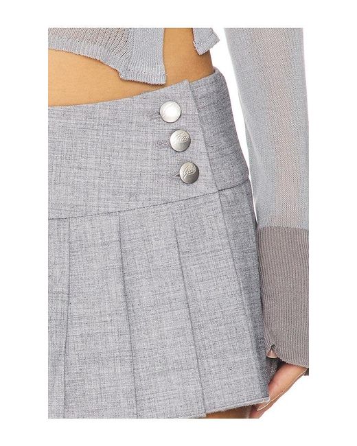I.AM.GIA White Remini Suiting Skort