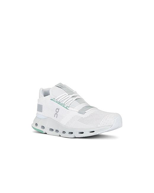 On Shoes White Cloudnova Sneaker for men