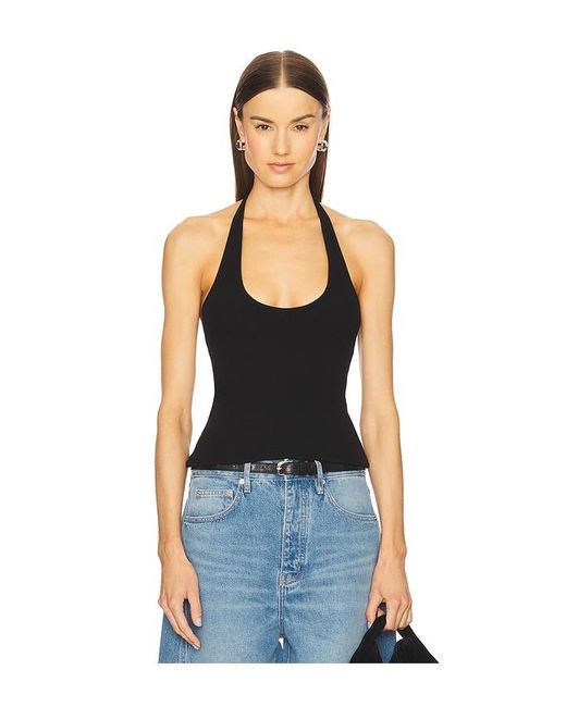 Top Halter En Talla En St. Agni de color Blue