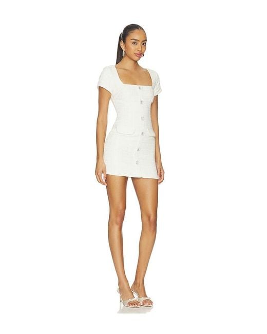 MORE TO COME White Janey Mini Dress