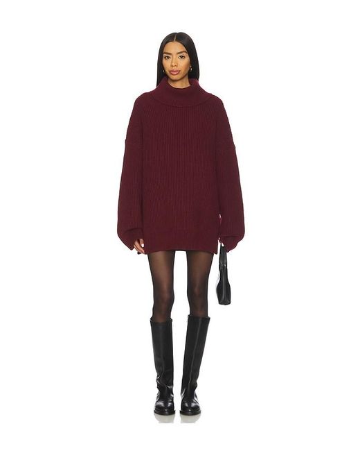ALL THE WAYS Red Delta Sweater