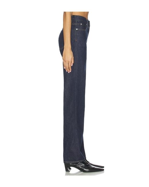 SLVRLAKE Denim Blue Pheonix Relaxed Straight Jeans