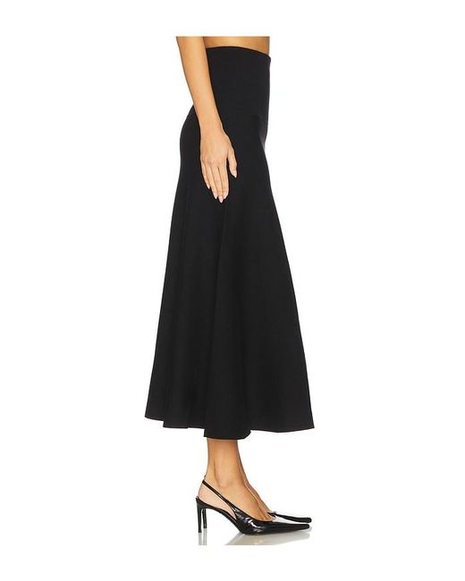 Karina Grimaldi Black Krystina Long Skirt