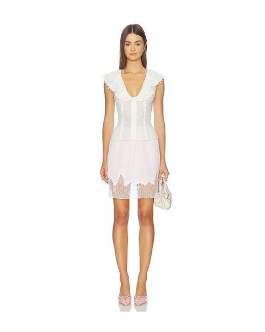 retroféte White Myrth Top