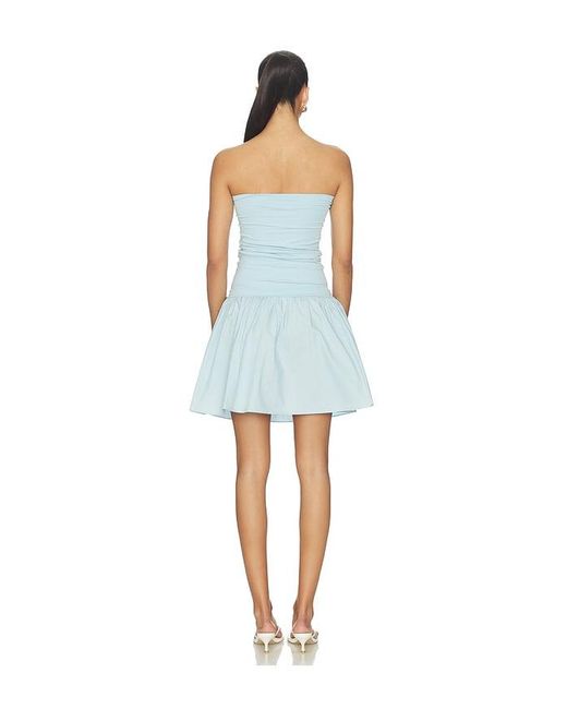 By Malene Birger Blue Marcia Mini Dress