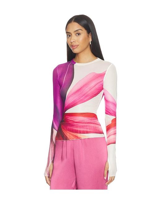 AFRM Pink Kaylee Top
