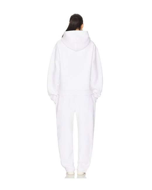 Playboy White Logo Hoodie And Sweatpant Set