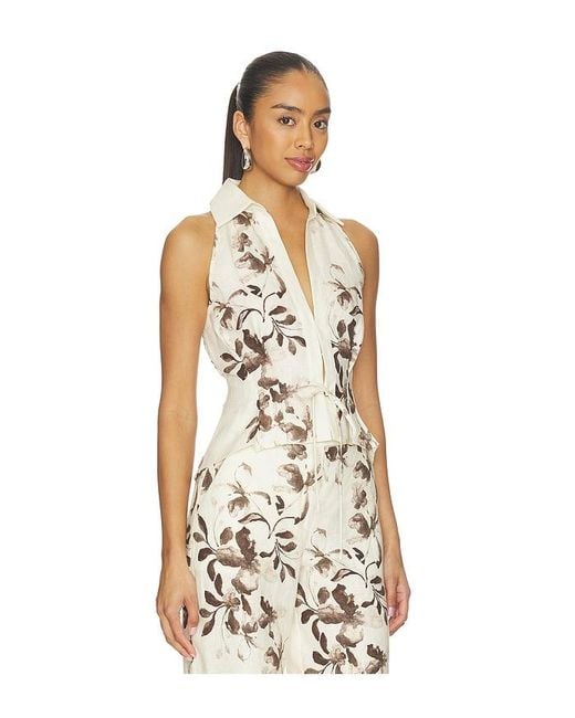 Hevron Natural Sloan Vest