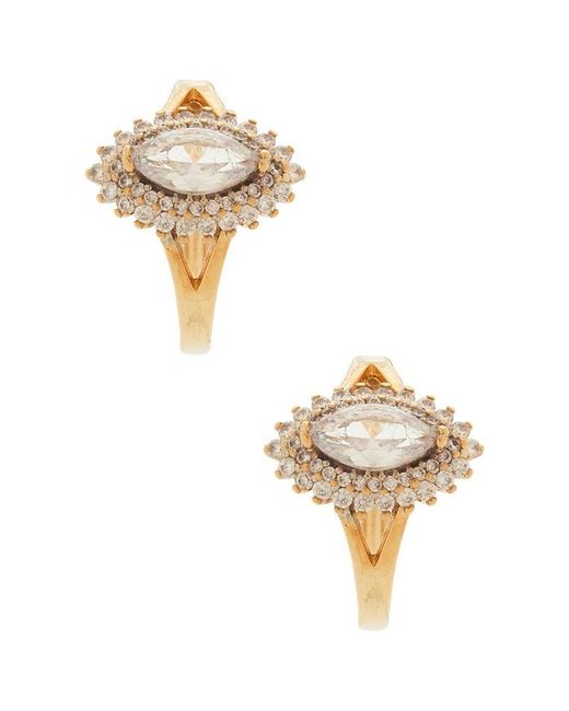 Anton Heunis Metallic Post Ring Earrings