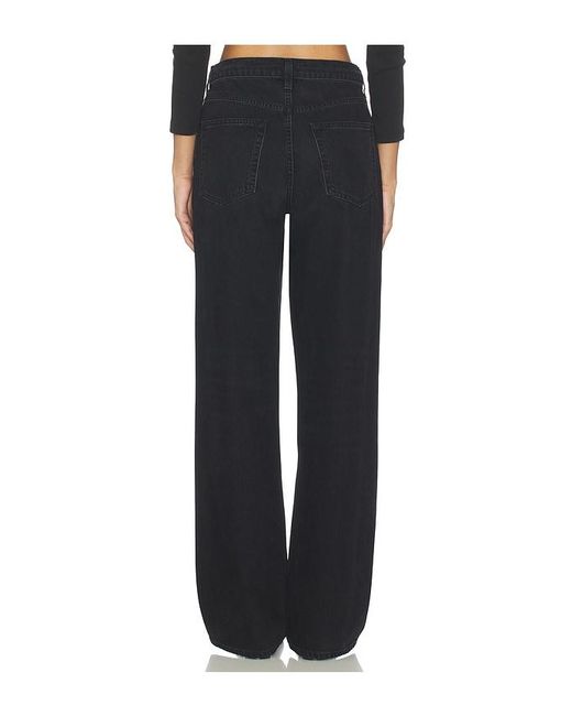 GRLFRND Black Bella Low Rise Boyfriend Drawstring
