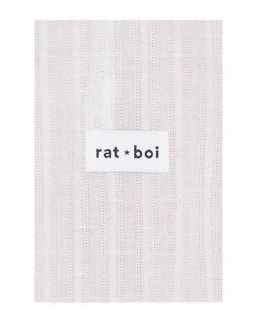 RAT BOI White Puff Sleeve Button Down