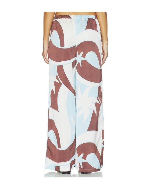 Seven Wonders White Kaeli Elasticated Palazzo Pant