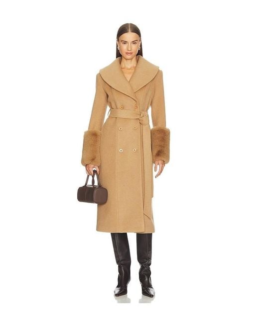 Abrigo Charlotte En Color Marrón Talla (También En M, S, Xl, Xs) LOBA de color Natural