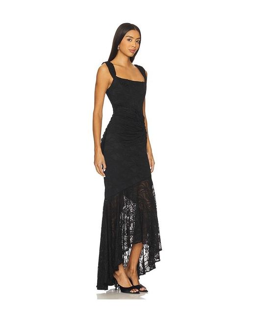 MORE TO COME Black Micah Corset Dress