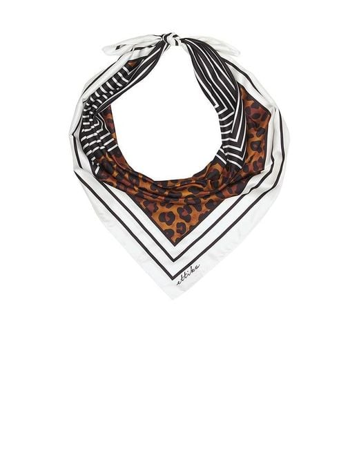 Ettika Black Schal Leopard