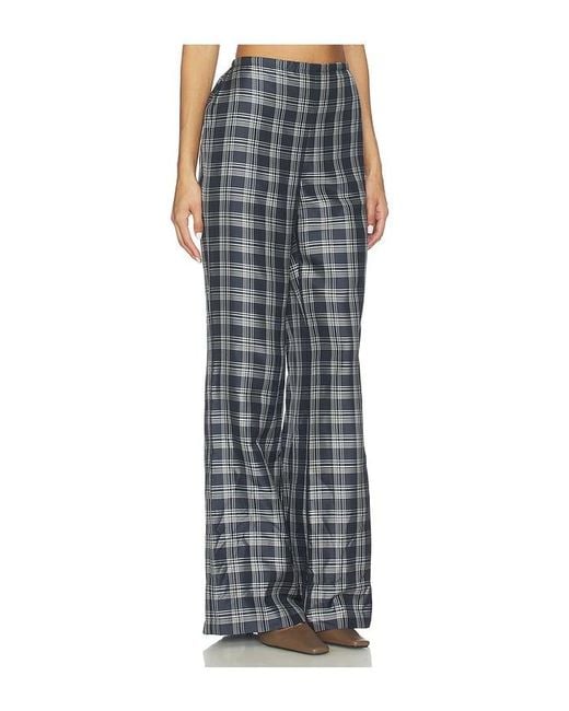 Theory Multicolor Fluid Plaid Pant
