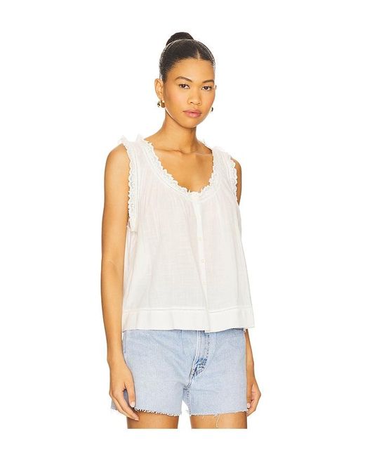 The Great White Vignette Top