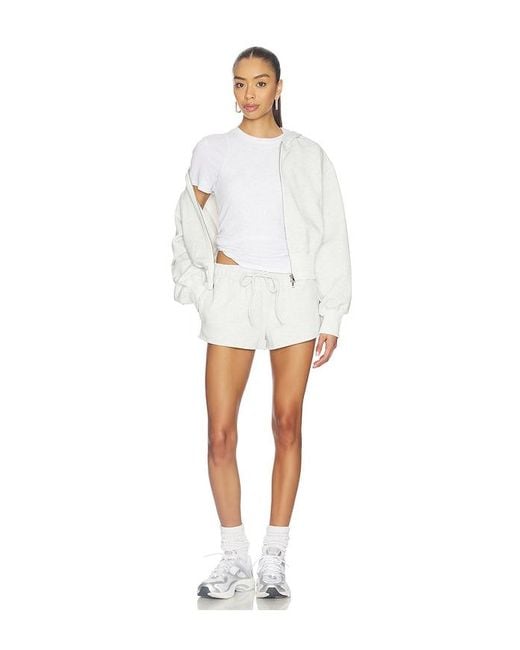 superdown White Blanka Zip Up Hoodie