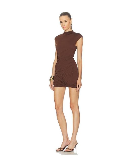 Camila Coelho Brown Evalda Mini Dress
