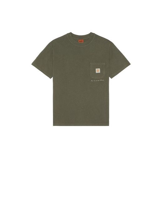 Rhythm Shirt Mit Tasche Vintage in Green für Herren