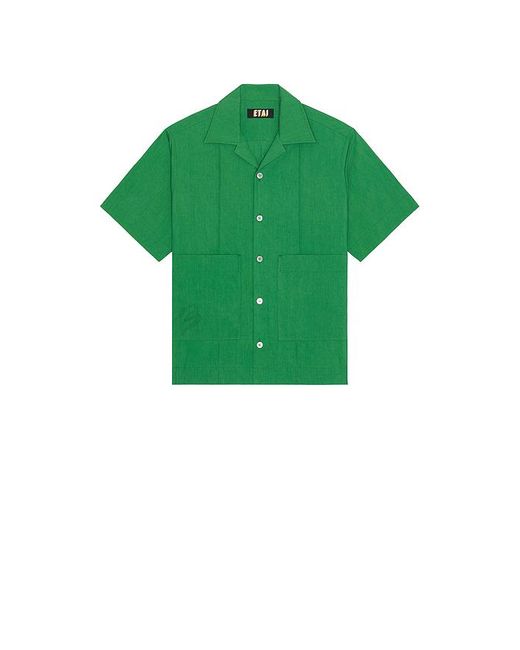 Etai LA Hemd Double Pocket in Green für Herren