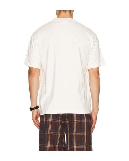 Drole de Monsieur White T-Shirt Slogan Palmiers for men