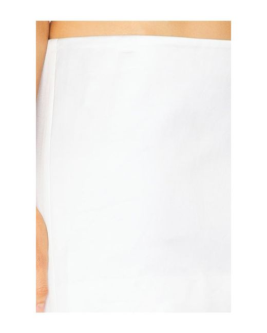 Camila Coelho White Elora Mini Skirt