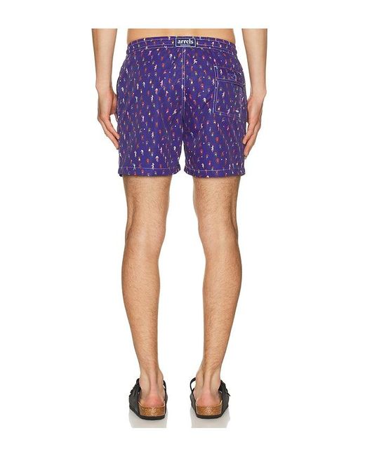 ARRELS Barcelona Blue Altinha X Malika Favre Exclusive Swim Shorts for men