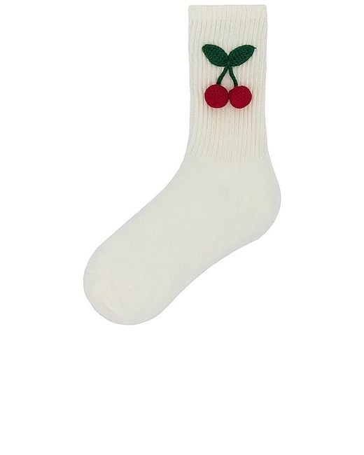 Casa Clara White Paulina Sock