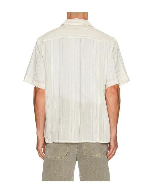 Asher White Rick Camp Shirt for men