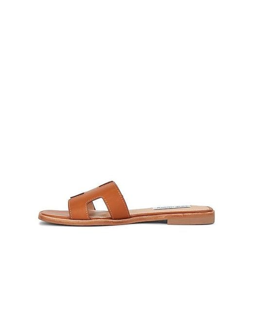Steve Madden White Hadyn Slide